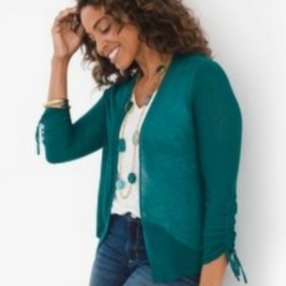 Teal Cardigan